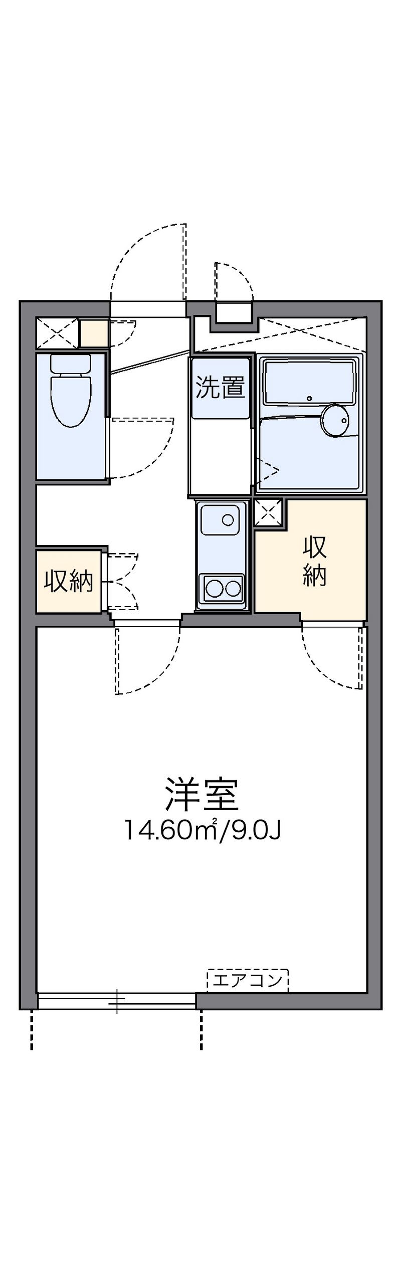レオネクスト颯 間取図