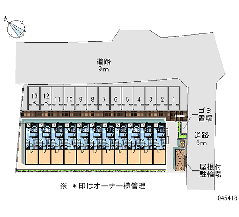 45418 bãi đậu xe hàng tháng