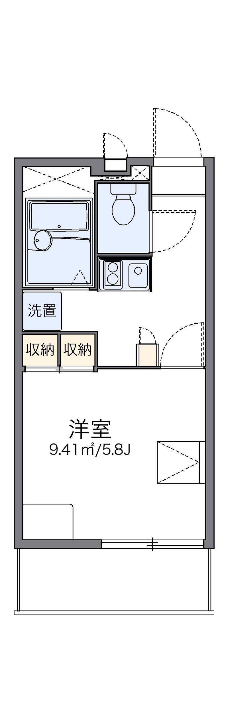 レオパレスＲｅｖｅＭａｉｓｏｎ 間取図