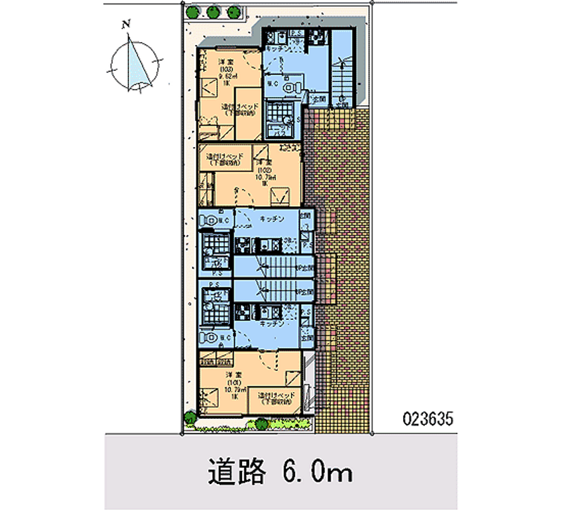 レオパレス新高島平 区画図