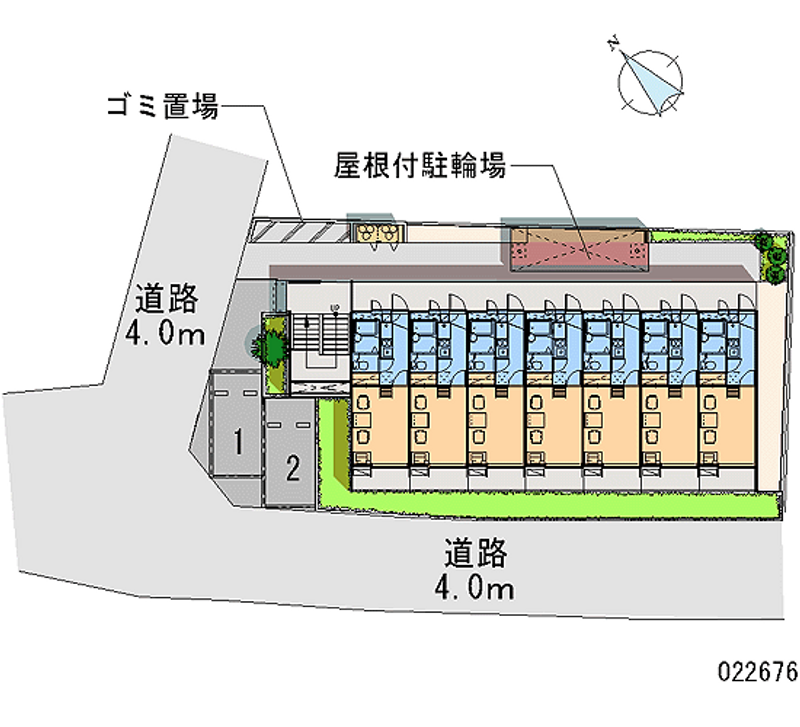 レオパレスチェリーメゾン湘南Ⅱ 月極駐車場