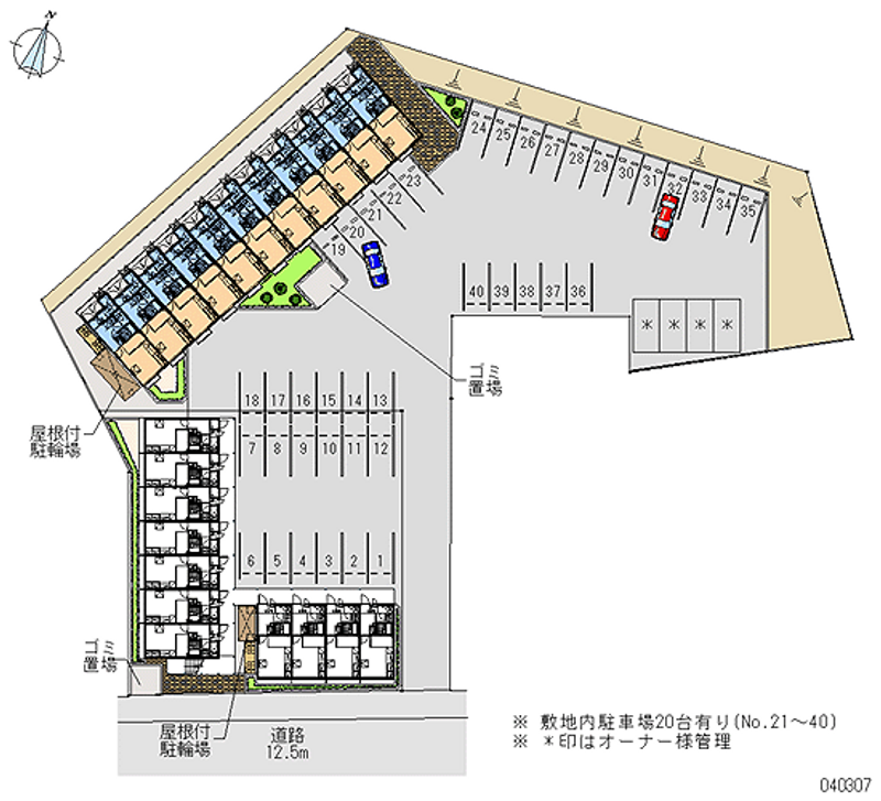 40307 Monthly parking lot