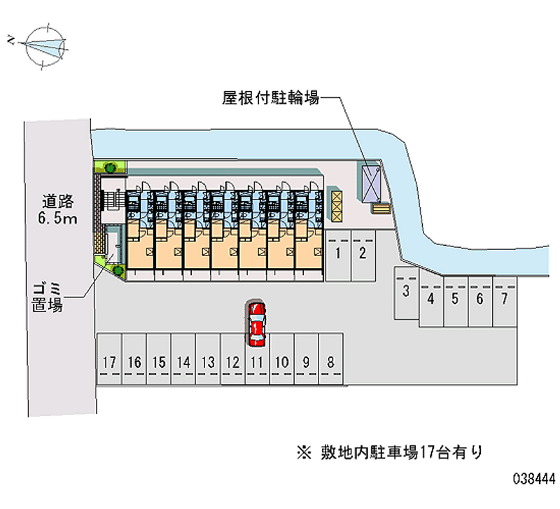 レオパレス田代南 月極駐車場