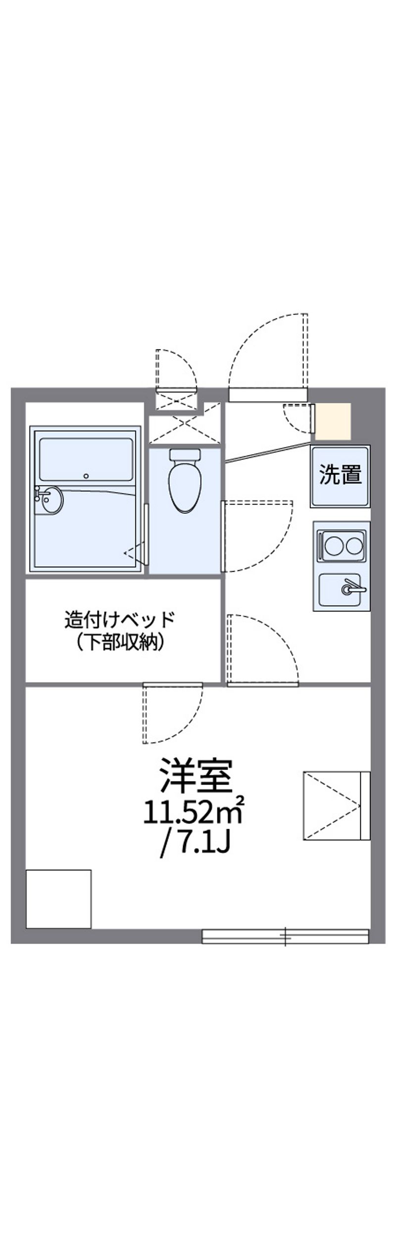 レオパレスＬａ　Ｇｒａｚｉａ 間取り