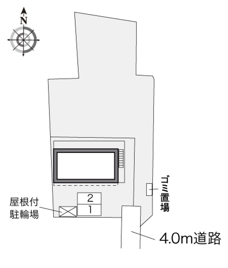 レオパレスアレグリーアⅡ 配置図