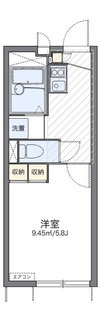 レオパレスドミール　別府 間取り図