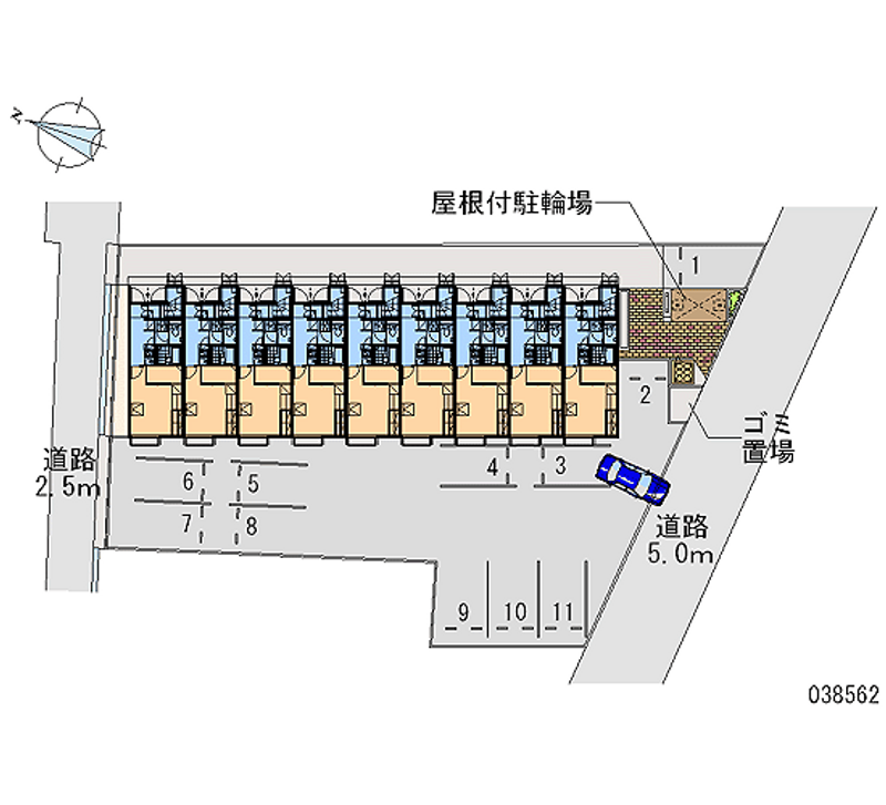 レオパレス川口町 月極駐車場