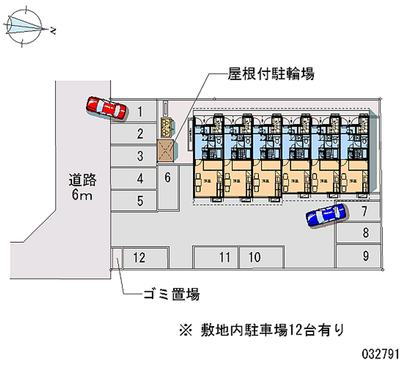 レオパレスシャルム　セゾン 月極駐車場