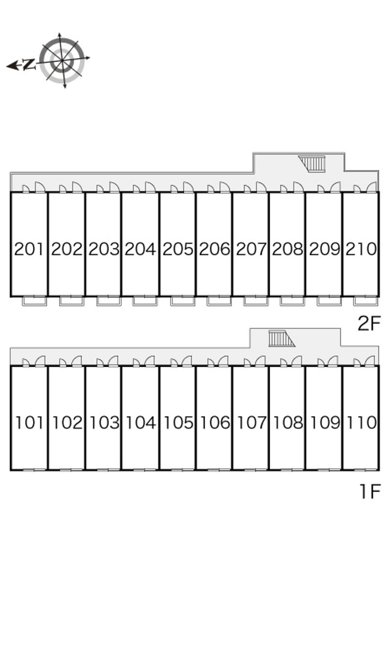 レオパレス流鏑馬 間取配置図
