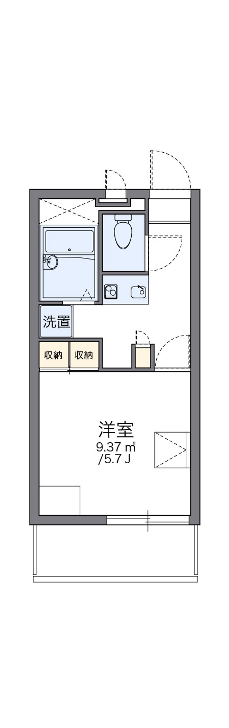 レオパレスエスペランサⅡ 間取図