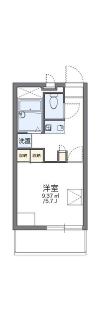 レオパレスエスペランサⅡ 間取り図