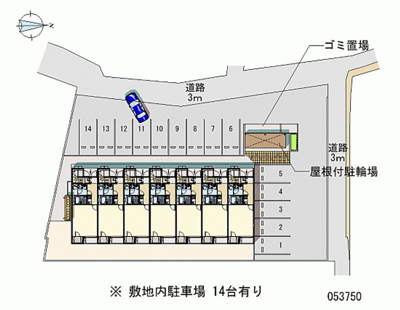 レオネクストなるみ 月極駐車場