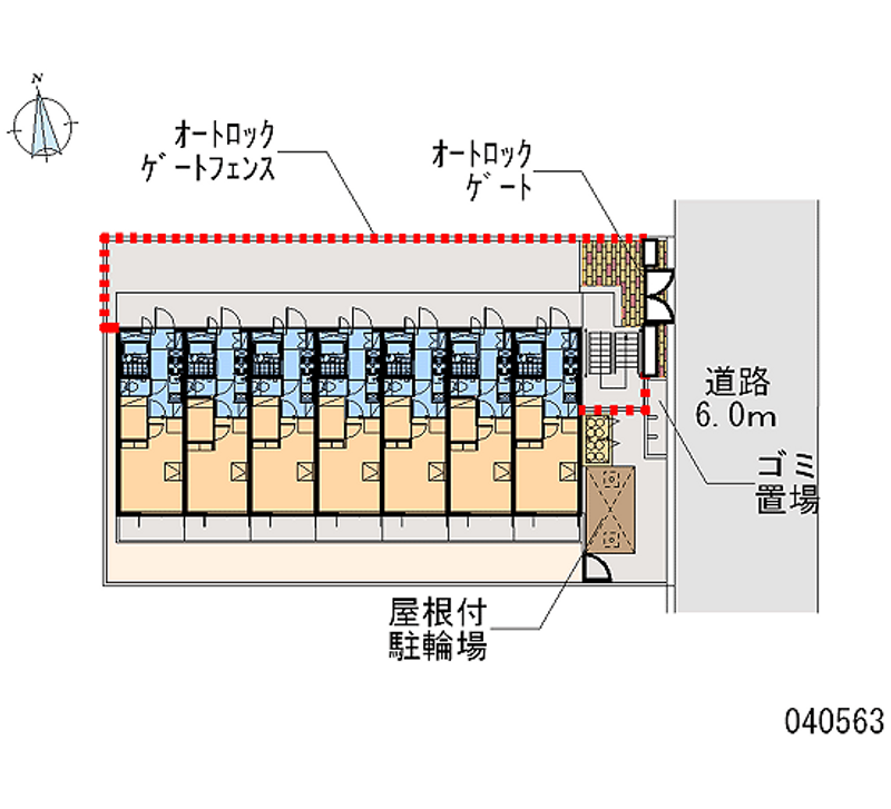 レオパレスアスター 区画図
