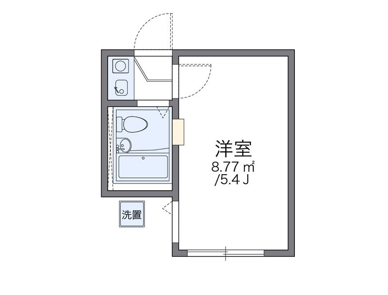 レオパレス東金町第５ 間取図