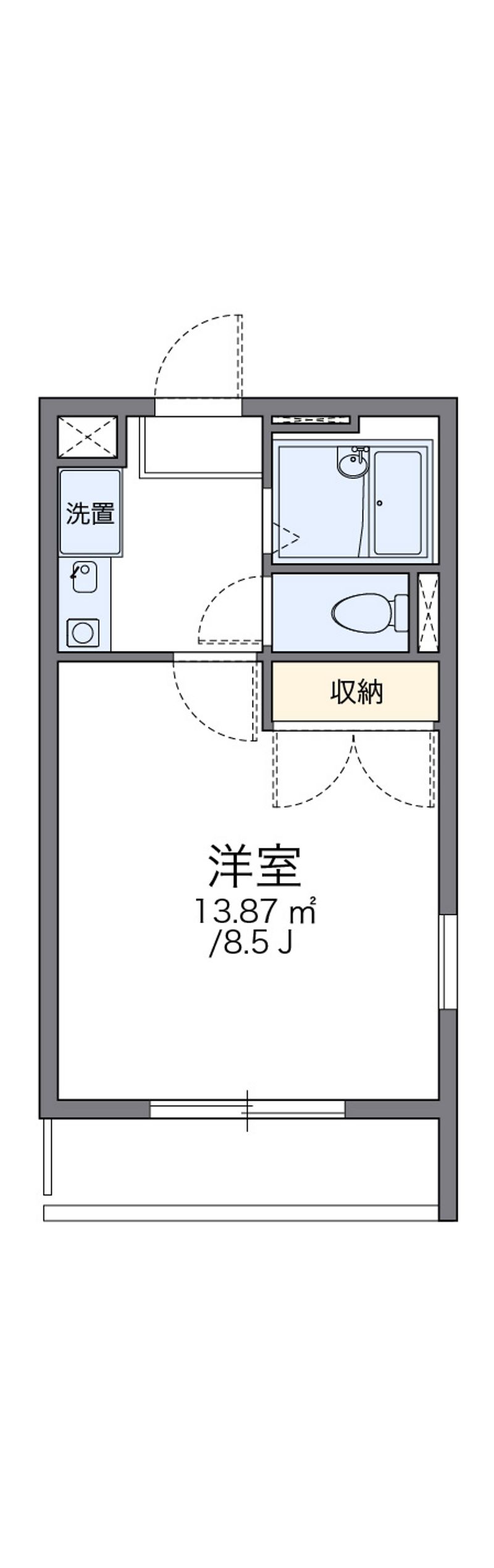 レオパレスＣｙｐｅｒｕｓ 間取図