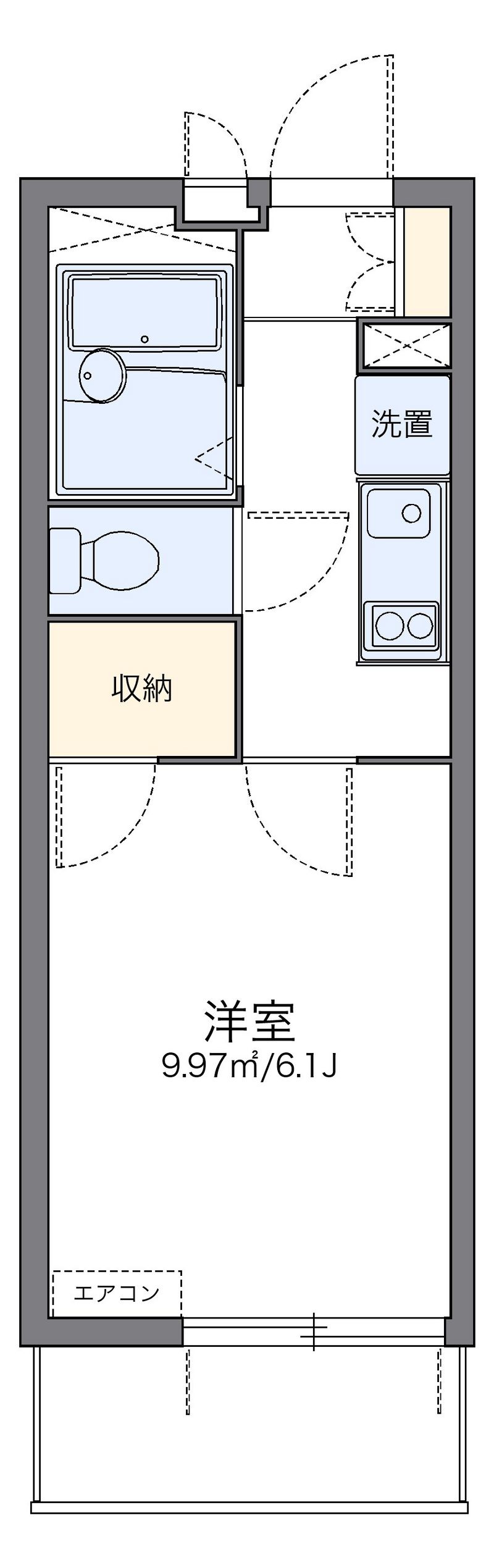 leopalace Suzushiro Floor plan