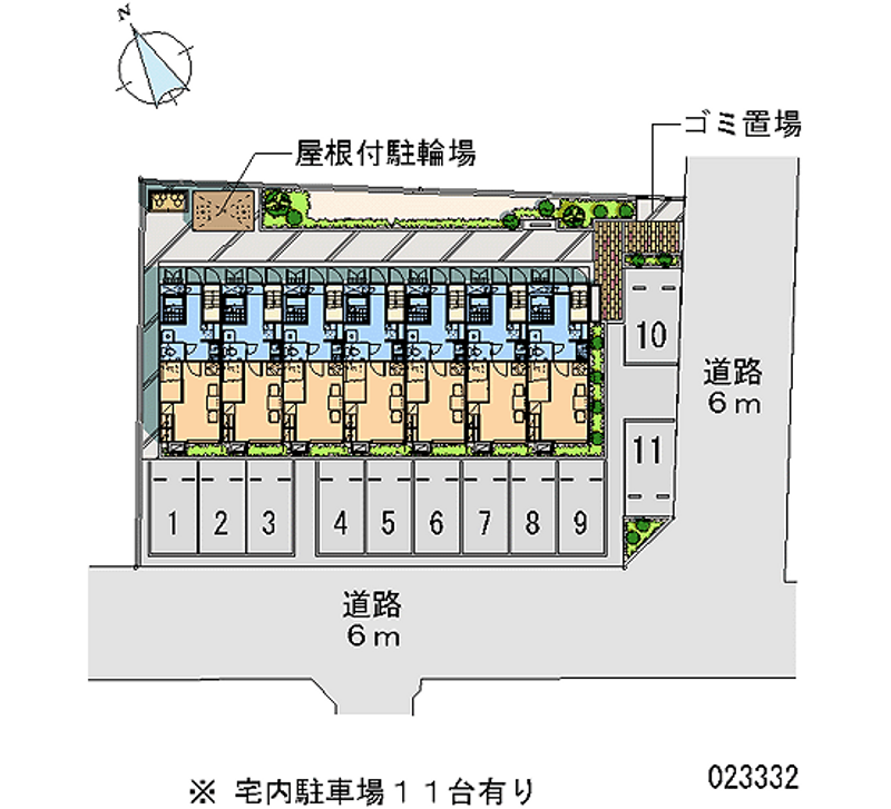 23332月租停車場