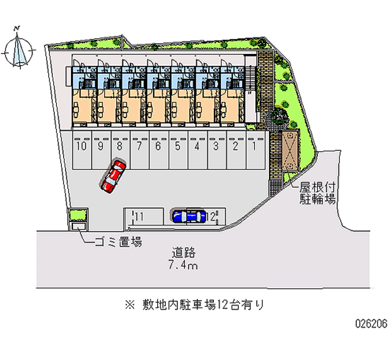 26206月租停车场