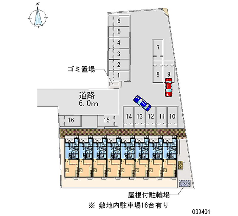 レオパレスジョウナン 月極駐車場