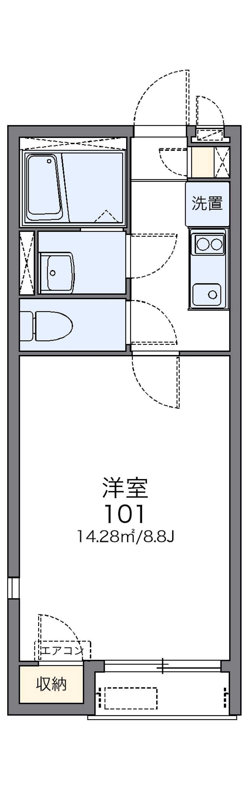 レオネクストクラージュ 間取図