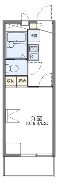 レオパレスウィステリア 間取り図