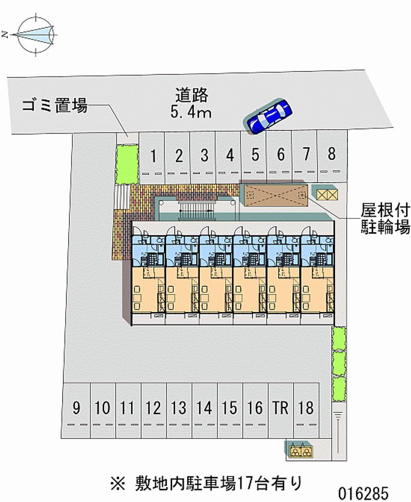 16285月租停車場