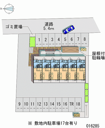 16285 Monthly parking lot