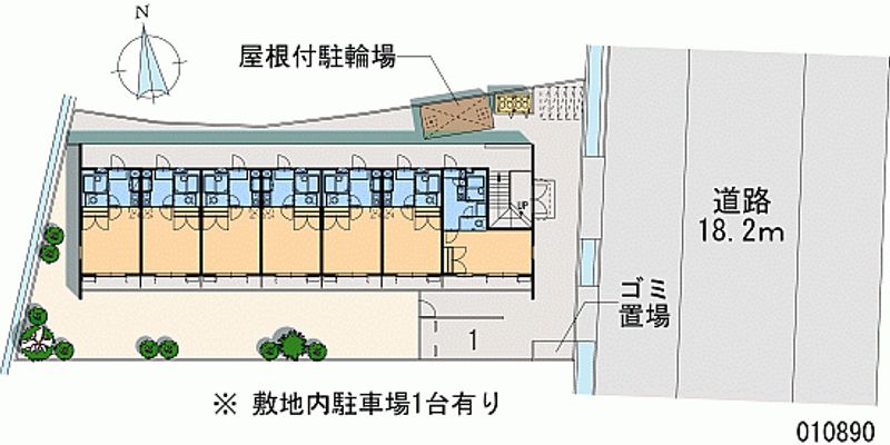 レオパレス嘉寿ＨＩＭＥＪＩ 区画図
