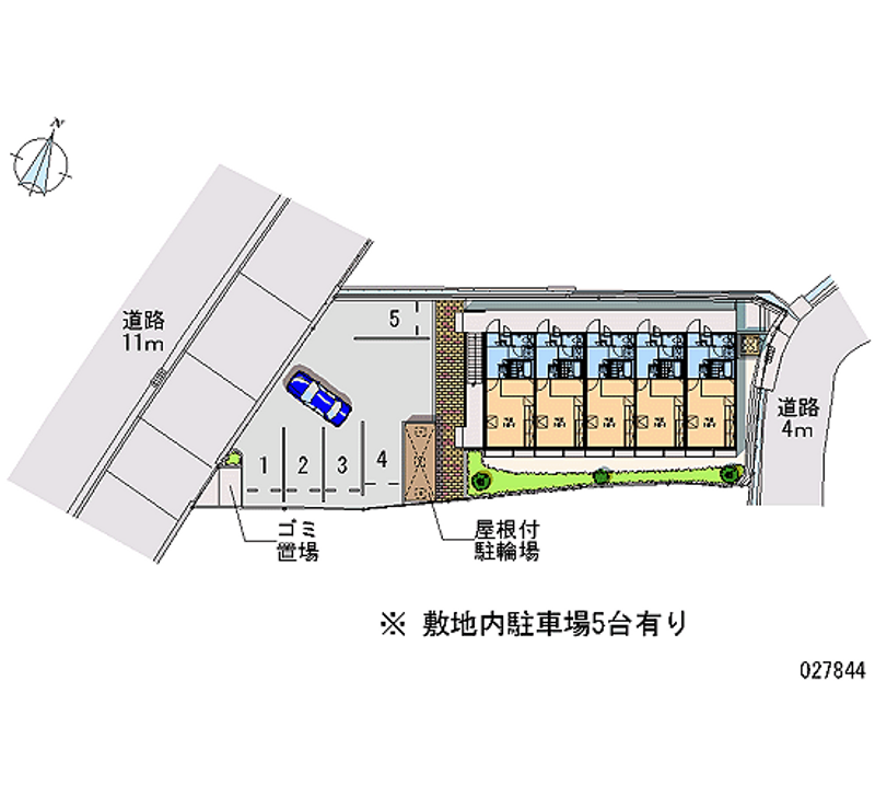 レオパレスアミメゾン 月極駐車場