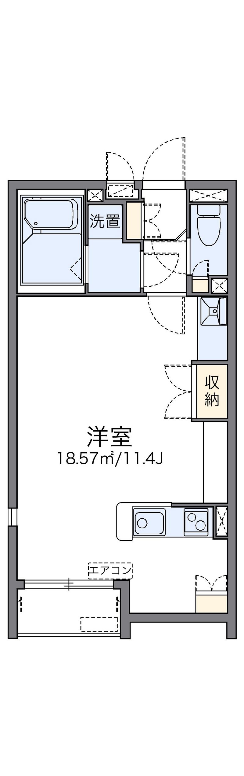 LEONEXT Sunshine Sayama Shita Floor plan