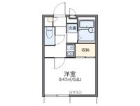 レオパレス西陣 間取り図