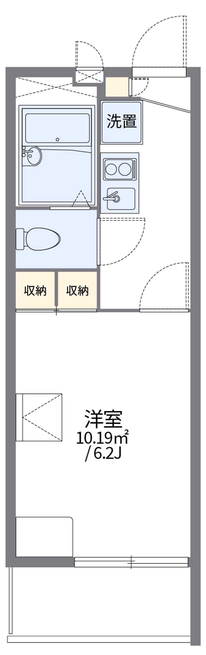 レオパレスＣＡＮＤＹ 間取図