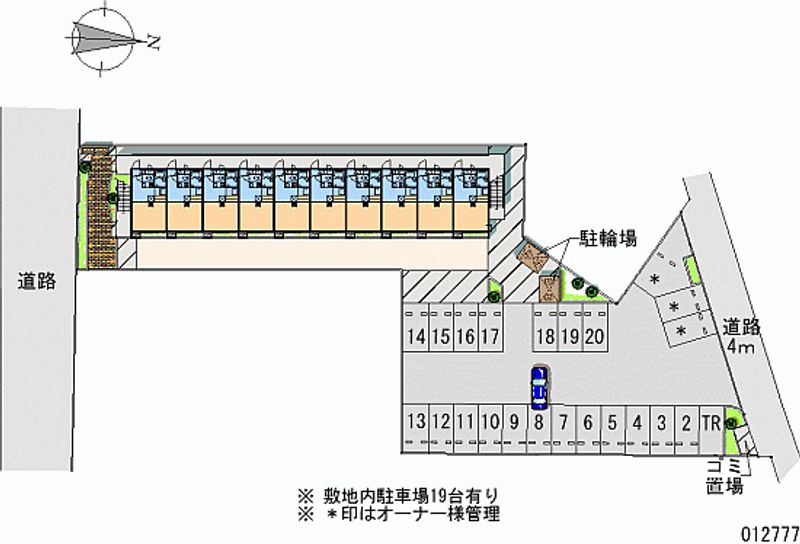 レオパレスグリチネ 区画図