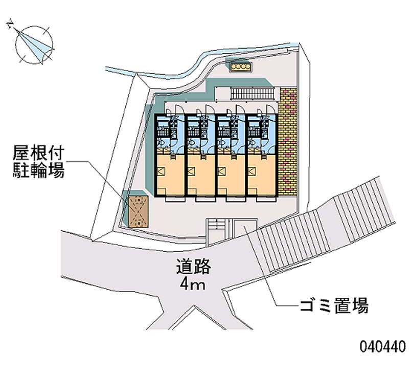レオパレスレクエルド 区画図