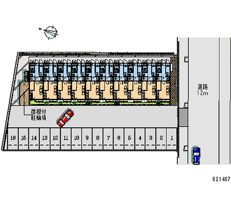 21487 bãi đậu xe hàng tháng