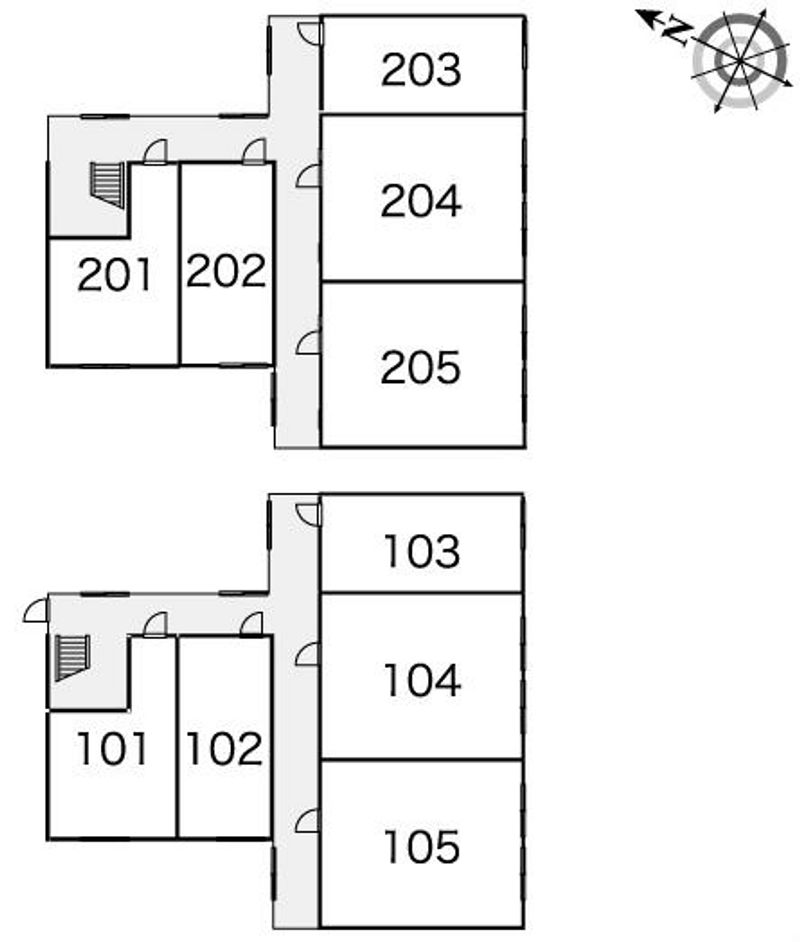 レオパレスＨ＆Ｓ 間取り配置図