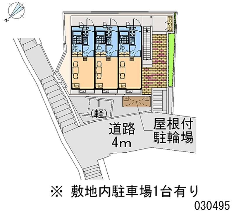 レオパレスヴィー 区画図