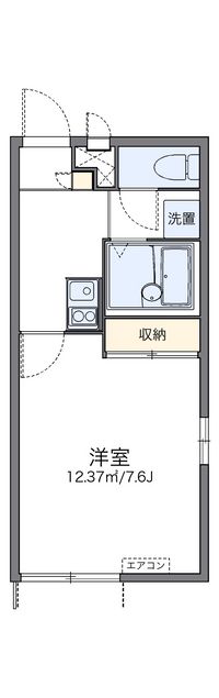 レオパレス新家Ⅱ 間取り図