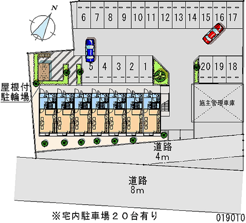 19010 Monthly parking lot