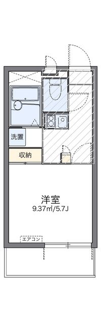 レオパレスシティセントラル 間取り図