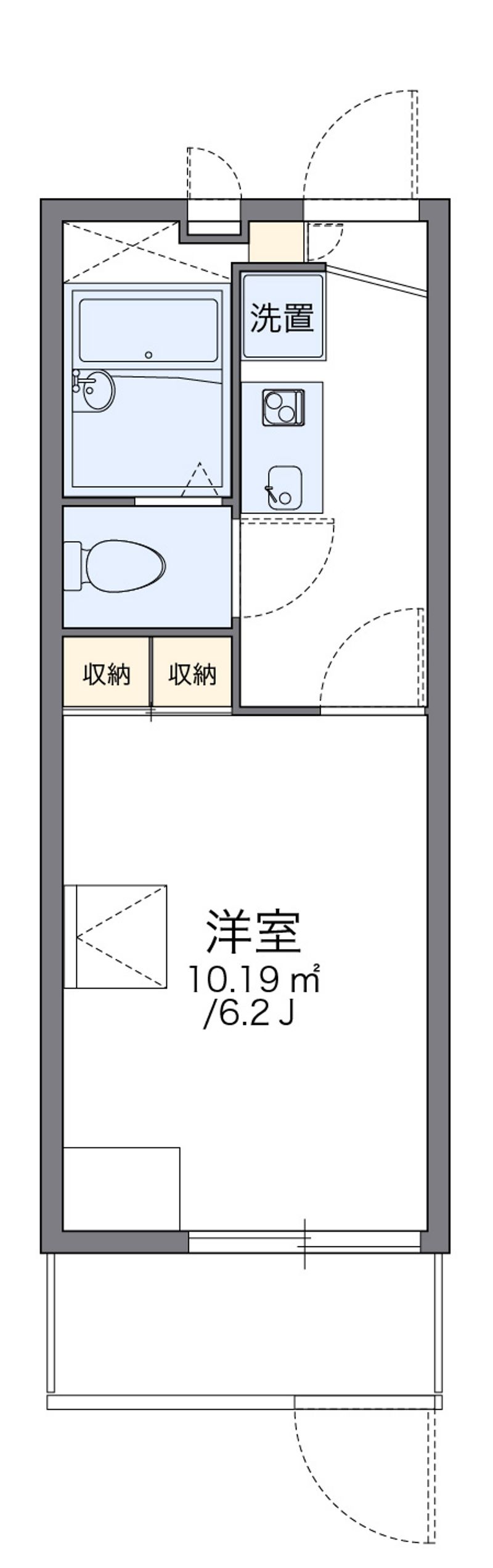 レオパレスプリウス　アン 間取図