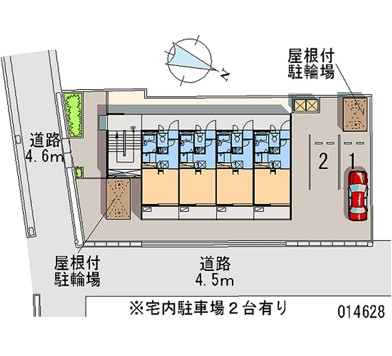 レオパレス熊野 区画図
