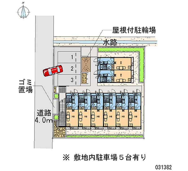 レオパレスドミール日進 月極駐車場