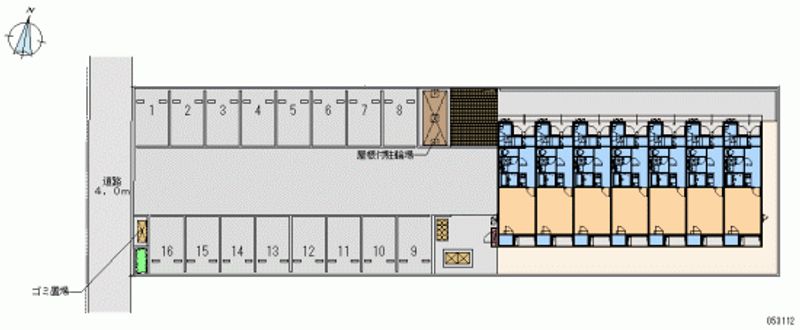 レオネクストグランドソレーユ 月極駐車場