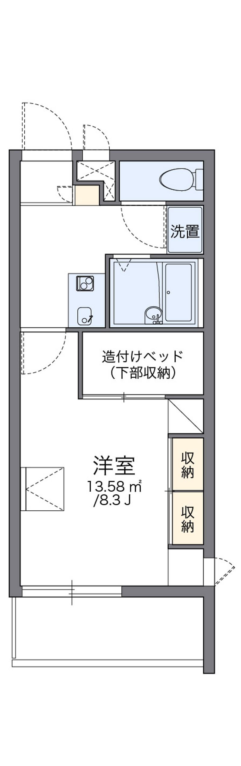 レオパレスビュートラスト 間取り