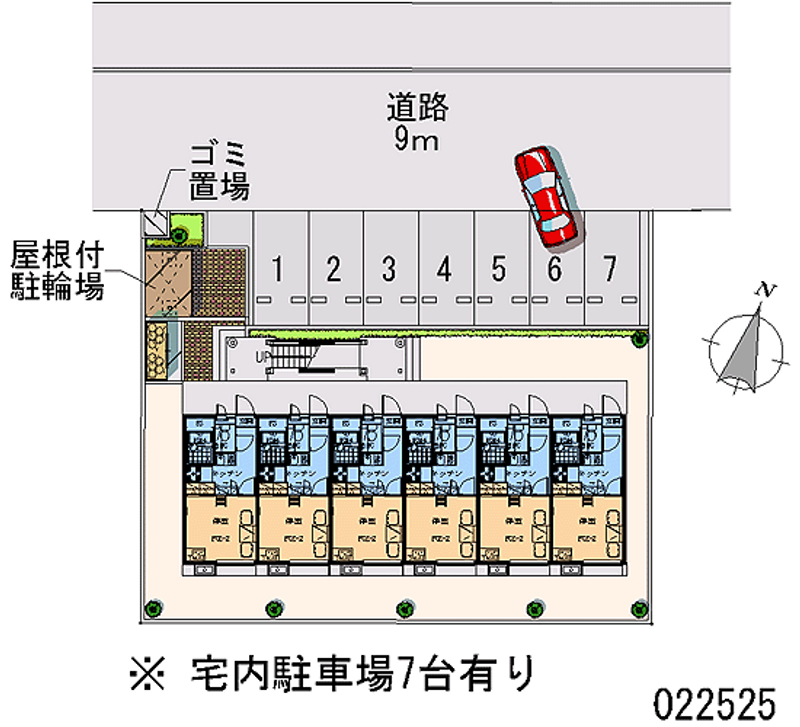 レオパレス長潟 月極駐車場