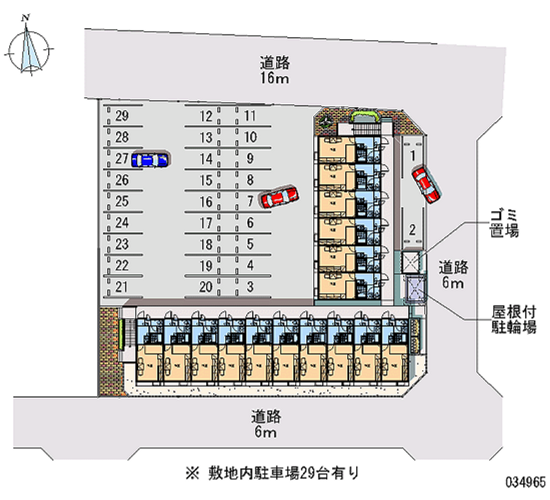 34965 Monthly parking lot