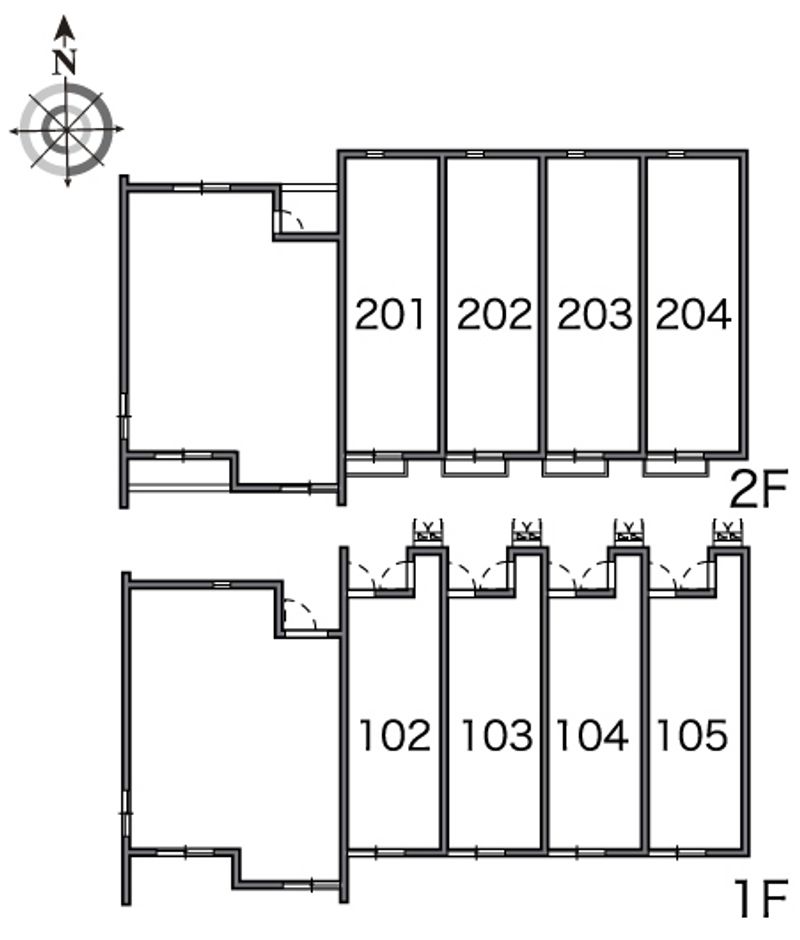 レオネクストコパン 間取り配置図