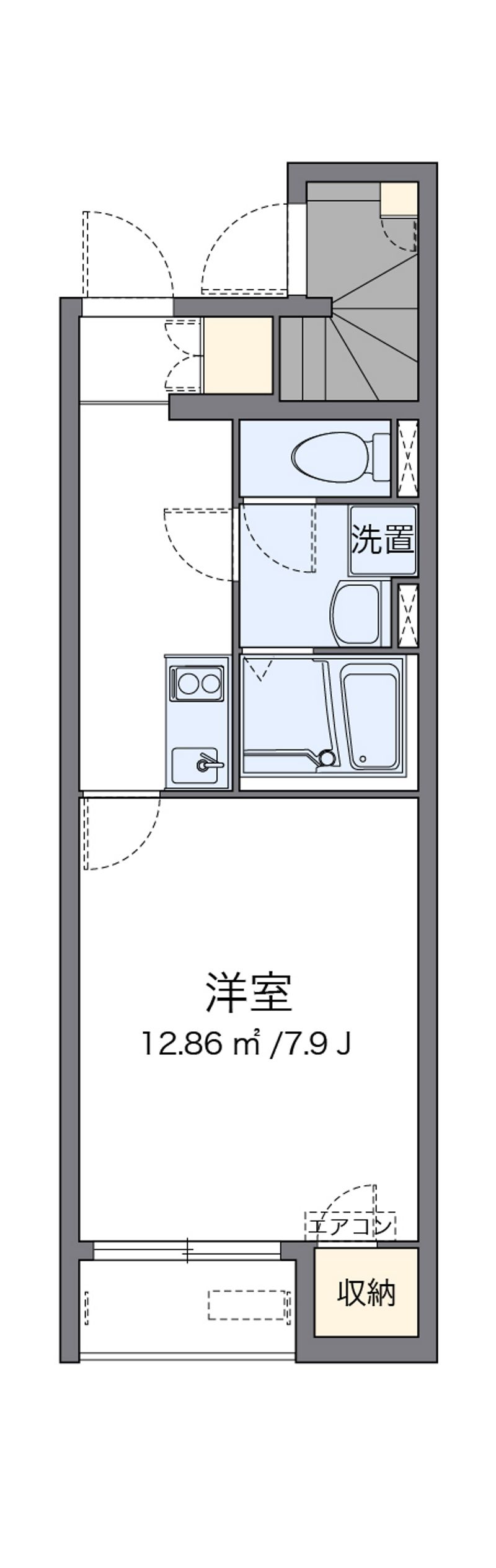クレイノ西大寺 間取図