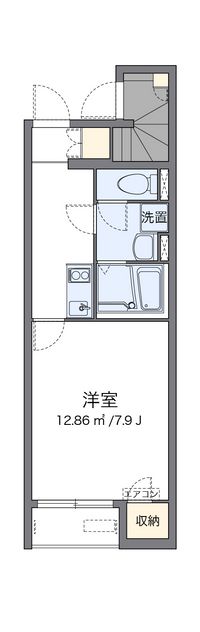 クレイノ西大寺 間取り図